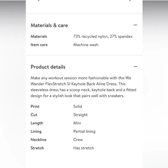 We Wander Flexsteretch SI Keyhole Aline Dress NWT Sized XL - Picture 4 of 11